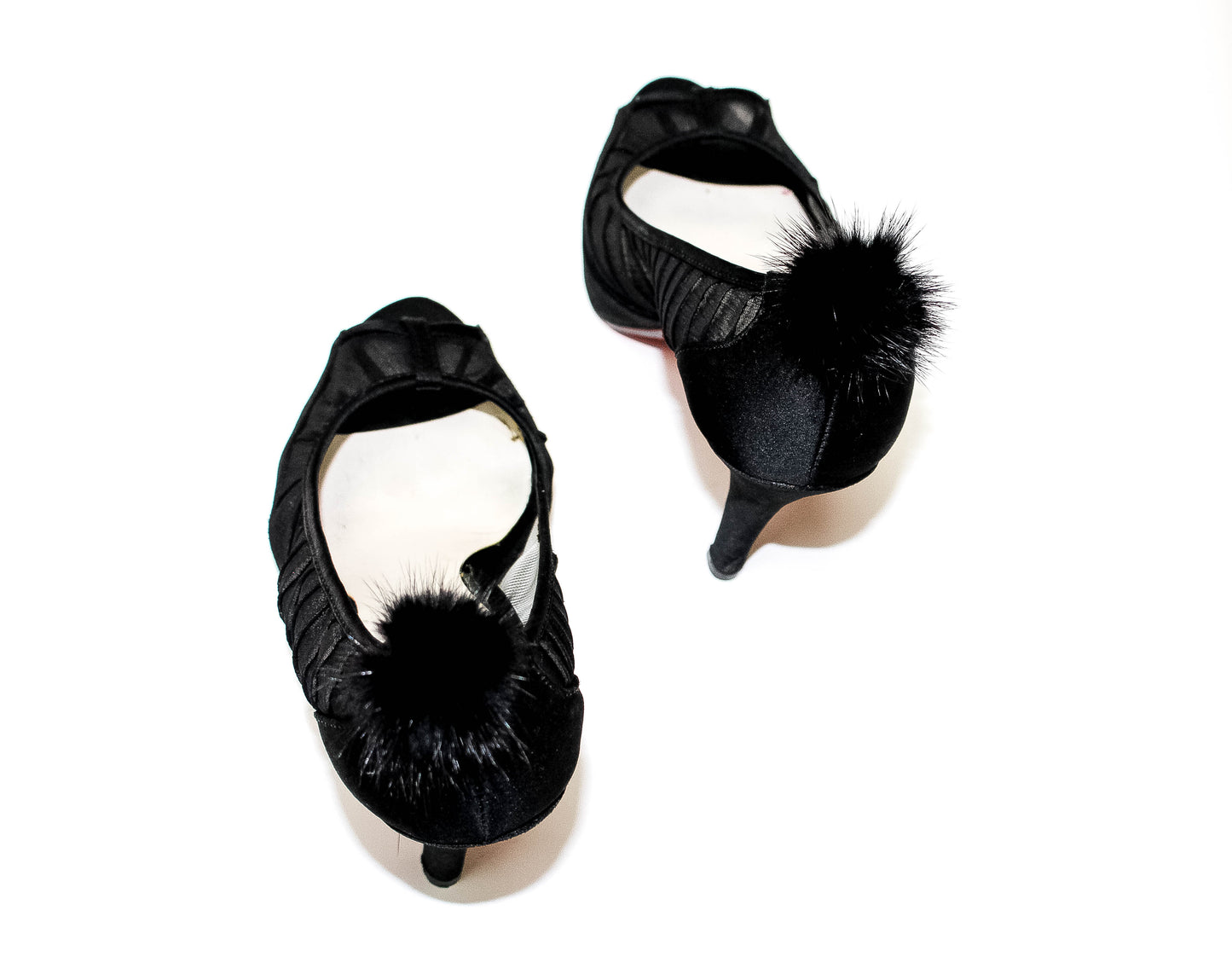 Black Mink shoe clips